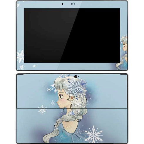 Disney Frozen Elsa Side Portrait Art Surface Pro Tablet Skin